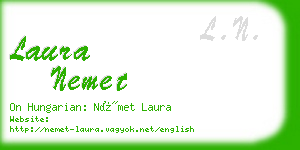 laura nemet business card